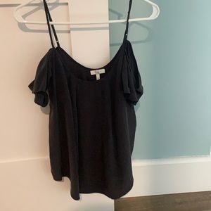 Joie Black XS silk blouse